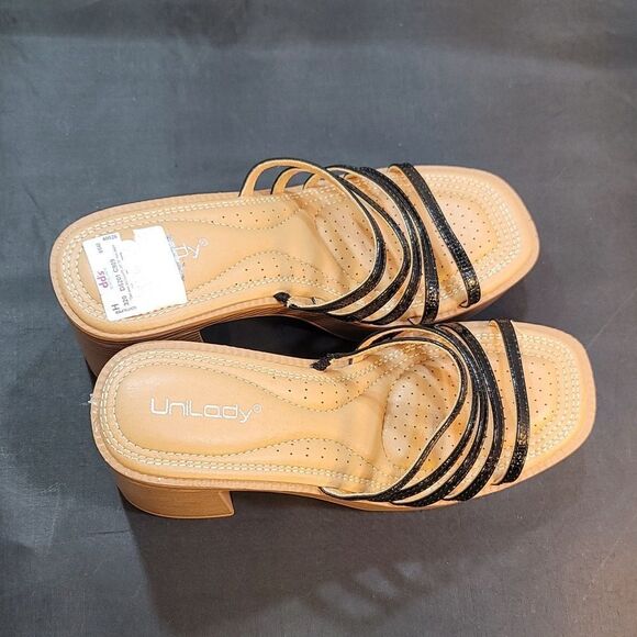 BRAND NEW UNILODY BLOCK HEEL WOMEN'S MULES R3 - Picture 6 of 13